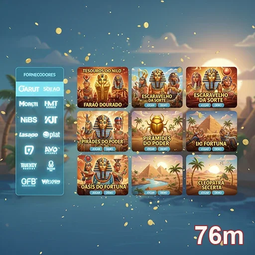 Slots e serviços VIP em destaque no 76m.